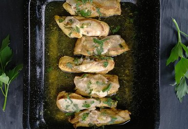 Kuracie prsia s hruškou a parmezánom