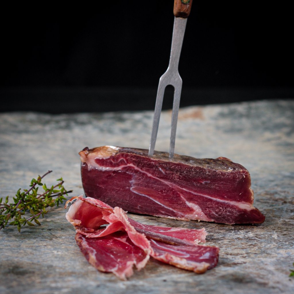 Šovdra KRÁJANÁ - údená sušená šunka (cca 190-210g) (bez E) (balenie OA)