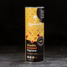 Karamelový popcorn s mandľami - tubus 250 g