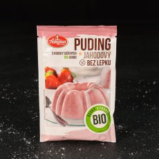 Puding (BIO) - jahodový v prášku 40 g