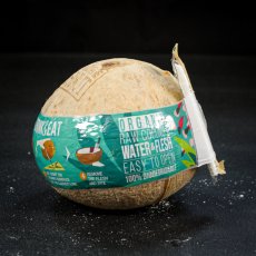 BIO Drink and Eat "Vypi a zjedz" - kokosový orech so slamkou 1ks