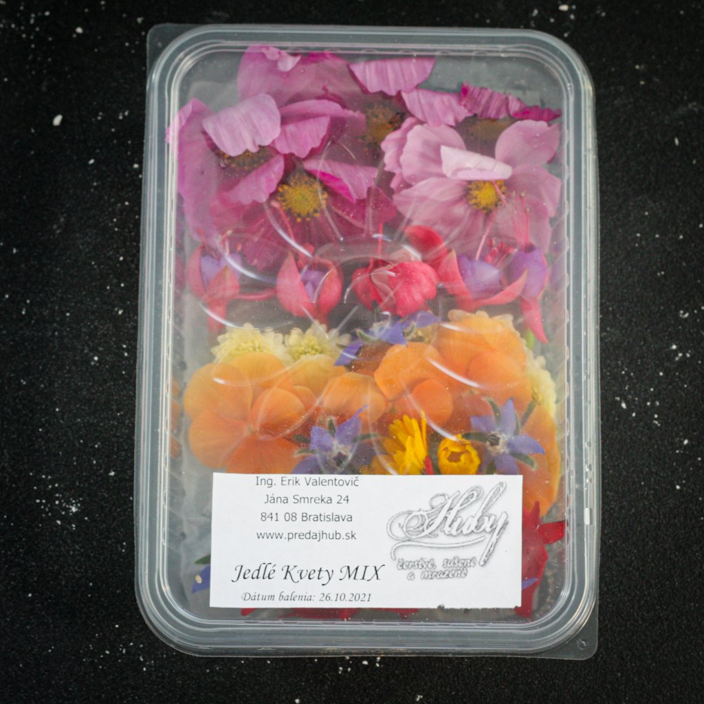 Jedlé kvety - vanička (25 až 30 ks)