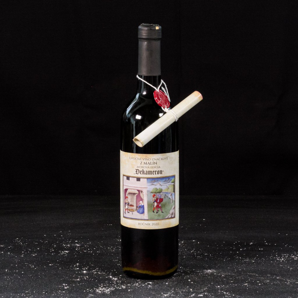 Víno z malín, morová edícia "DEKAMERON" 0,75l (2020)