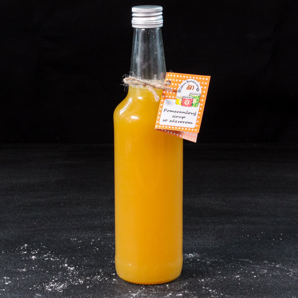 Pomarančový sirup so zázvorom 500 ml