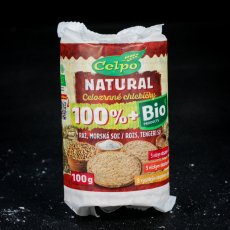 BIO RAŽNÉ chlebíčky s morskou soľou 100 g (100% natural)