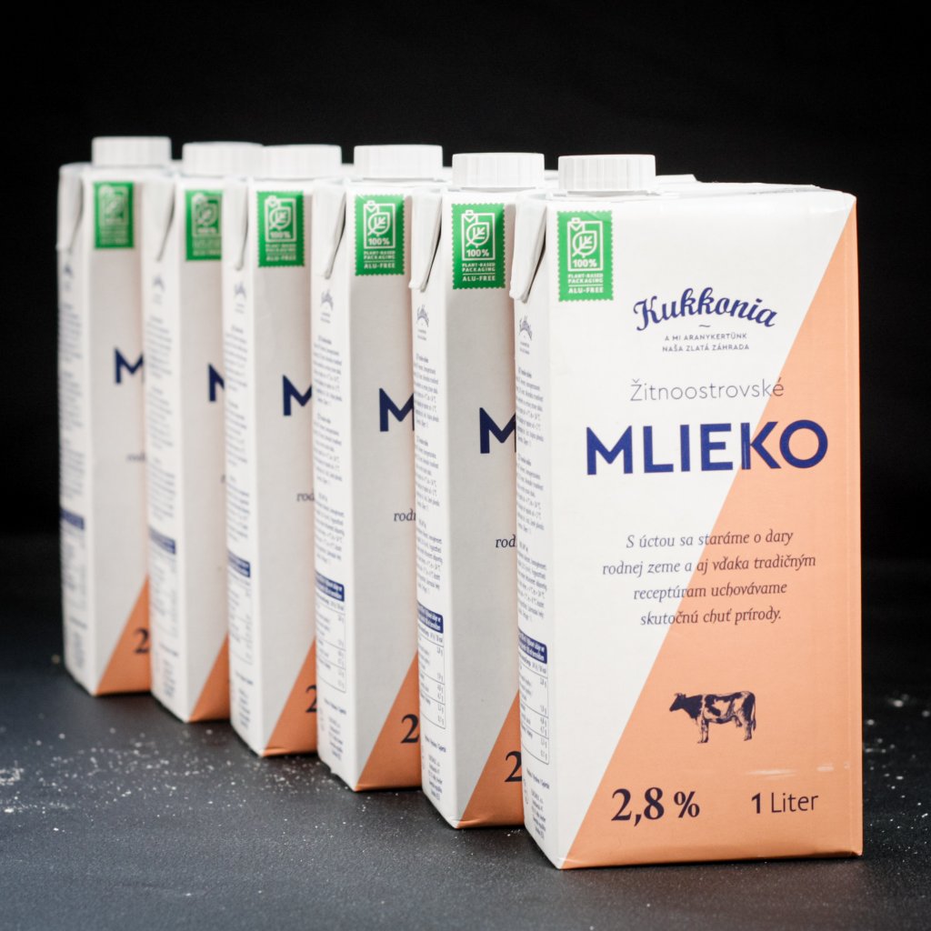 KUKKONIA -  6x1L mlieko - trvanlivé 2,8% (UHT)
