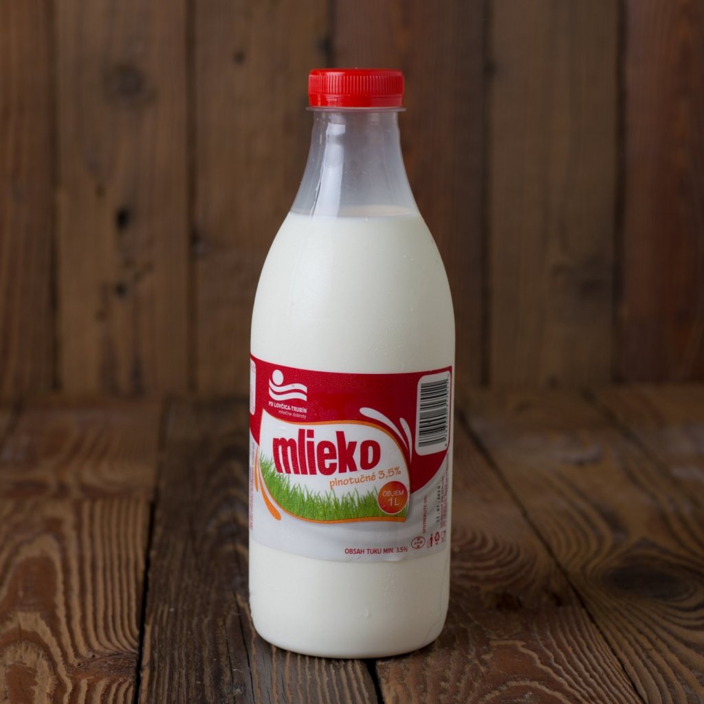 Kravské mlieko 3,5 % - pasterizované 1L