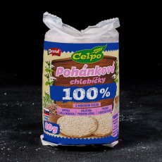 Pohánkové chlebíčky s morskou soľou 80 g (100% natural)