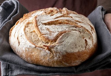 Recept na kváskový chlebík z ražnej chlebovej múky