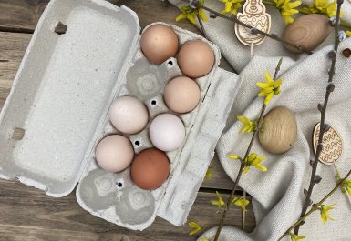 Ako na prírodné farbenie vajíčok?