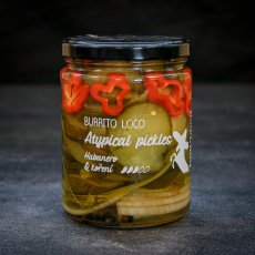 Atypical pickles - Habanero a korenie (nakladané uhorky) 500g