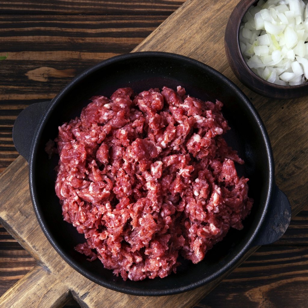 BIO hovädzí mäsový prípravok (mleté hovädzie mäso, soľ) 500g (SKK)