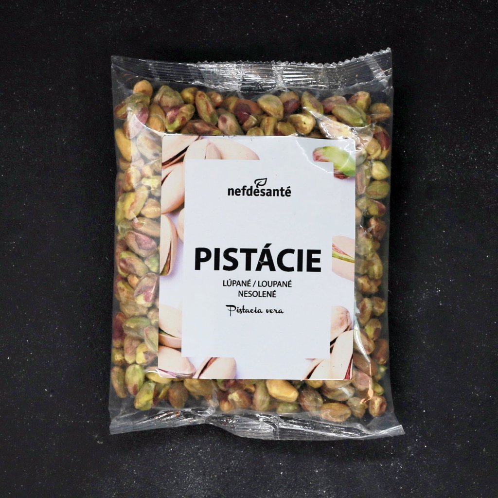 Pistácie - lúpané, nesolené (natural) "Pistacia vera" 250g (NFDS)