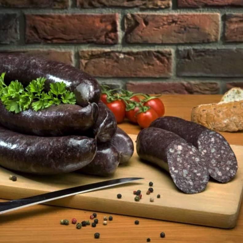 Domáce krvavničky (cca 550g-650g) (bez E)