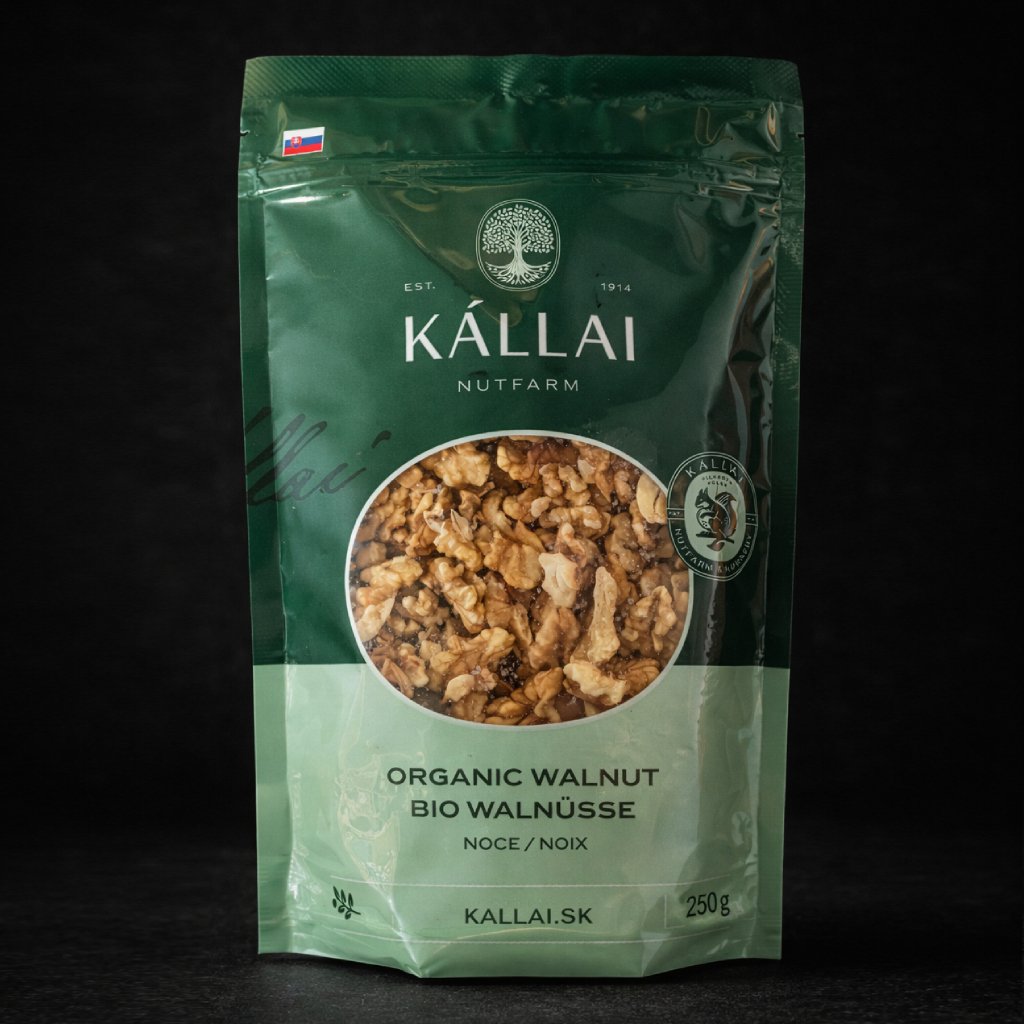 BIO jadrá vlašských orechov 250 g (vákuovo balené)