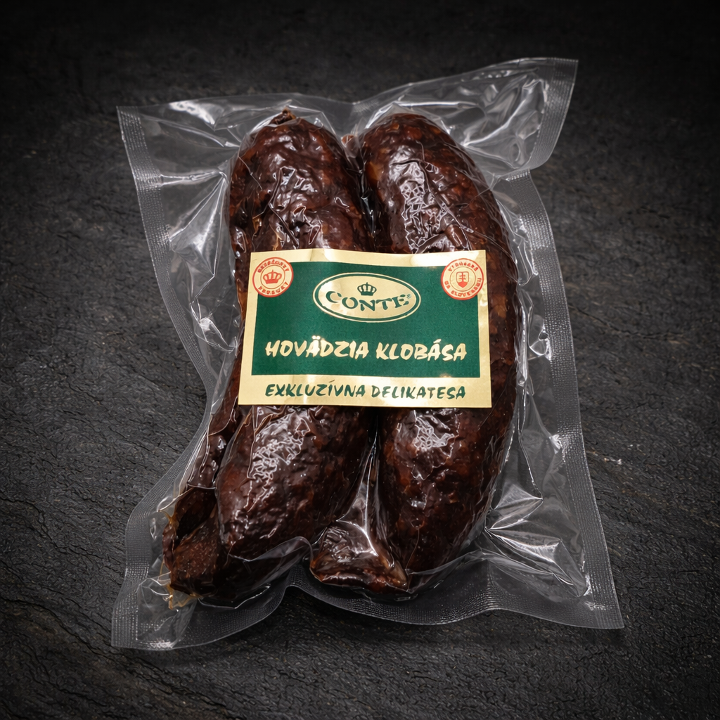 Hovädzia klobása 1 pár (cca 220g) (bez E)