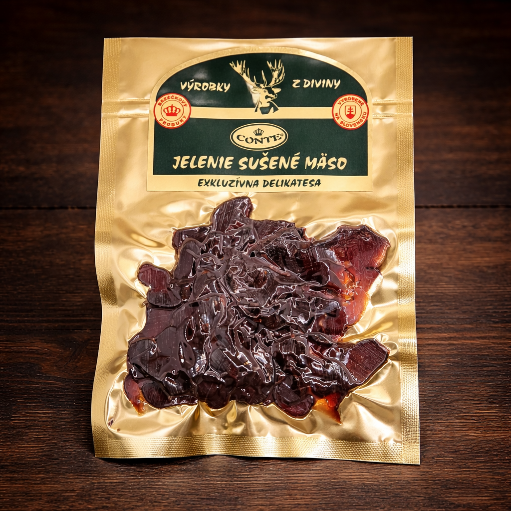 Jelenie sušené mäso (40 g) (bez E)
