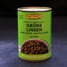 BIO šošovica zelená sterilizovaná (plechovka) 400 g