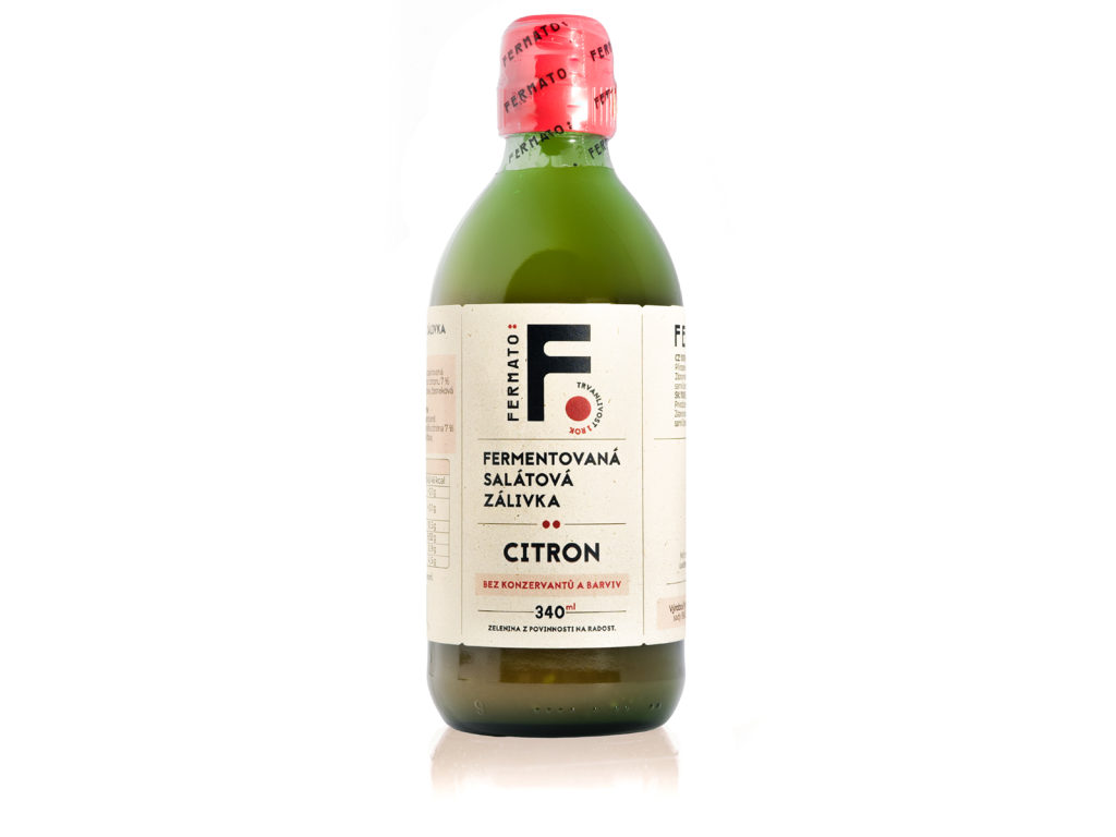 Fermentovaná šalátová zálievka - Citrón 340 ml