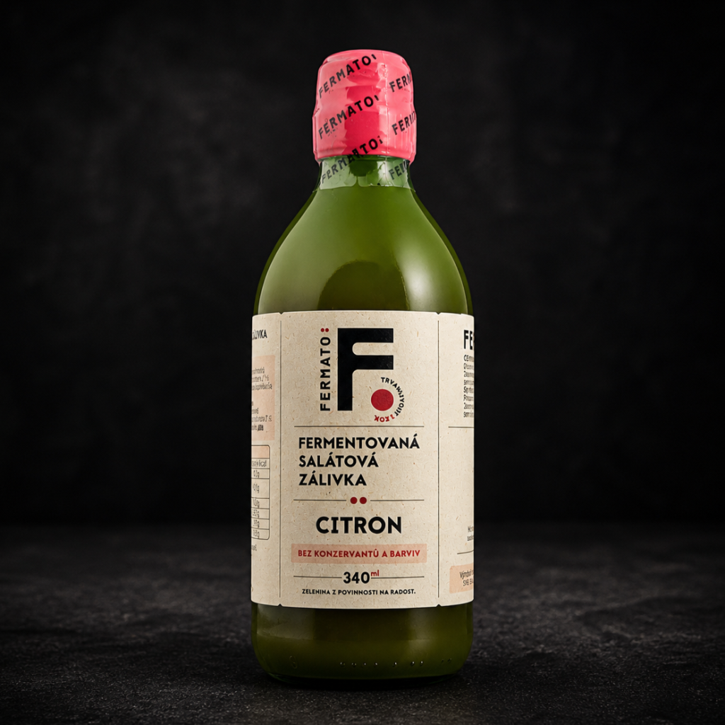 Fermentovaná šalátová zálievka - Citrón 340 ml