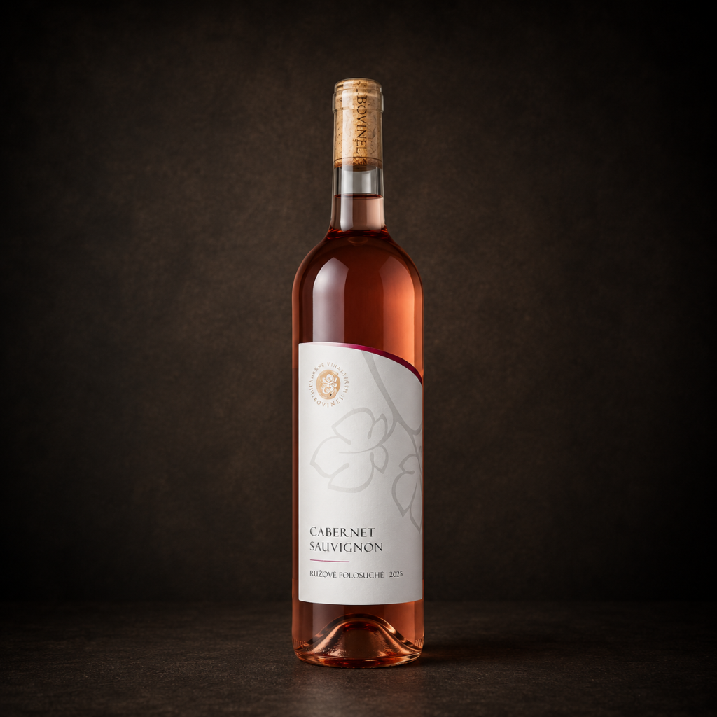 Cabernet sauvignon 2025 - ružové, polosladké víno 0,75 l